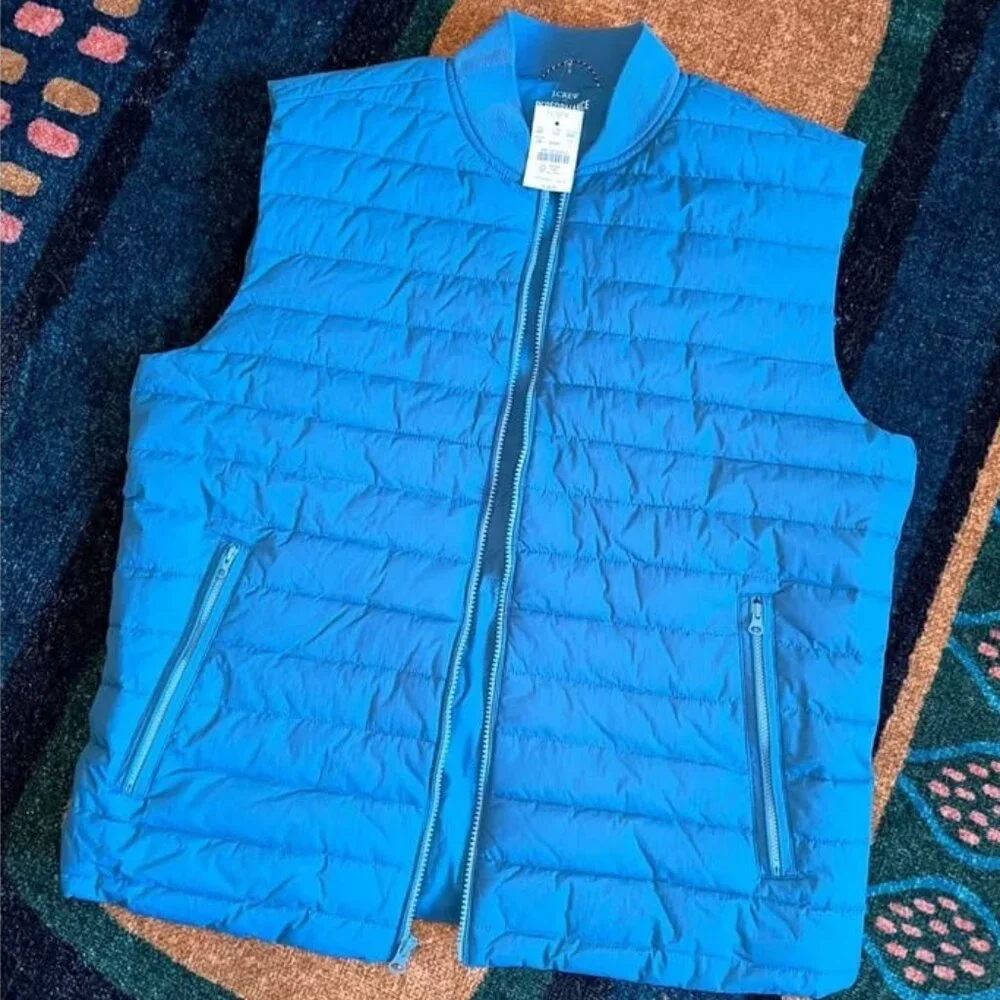 NEW $148 J.Crew mens performance vest. Size large